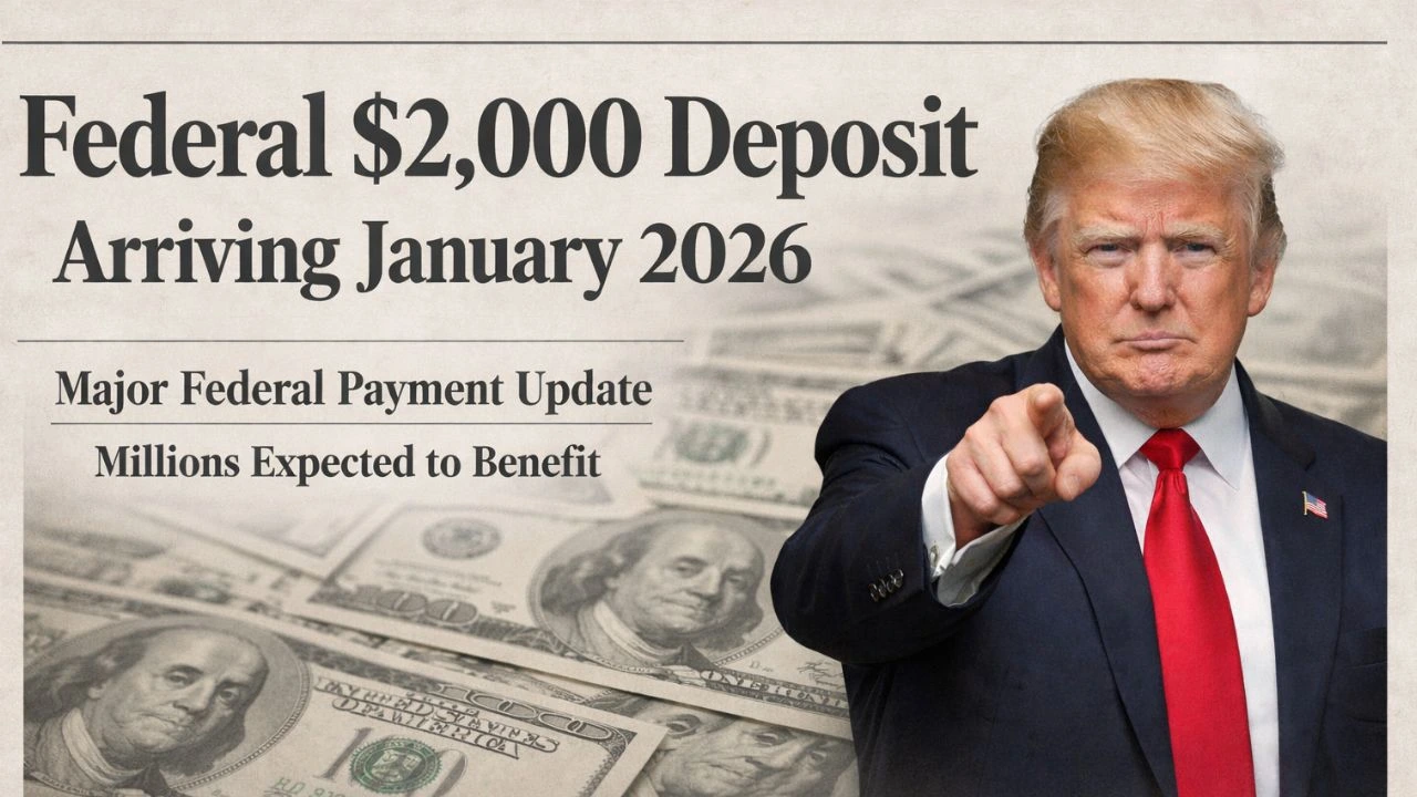 $2000 Federal Deposit January 2026